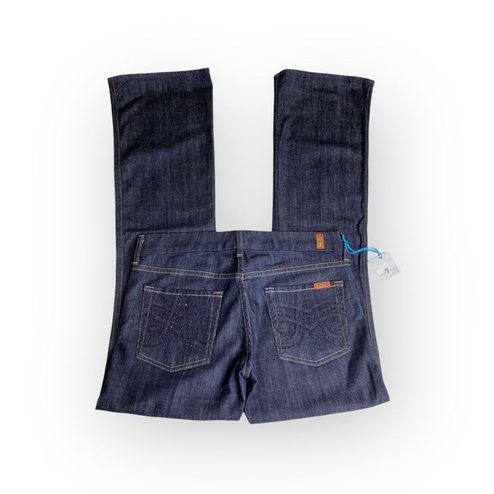 HTF: 7 Mankind® ㋛ Swirl Embroidered Crystal A Pocket Bootcut Denim Jeans ㋛ 29 30 - Picture 6 of 16